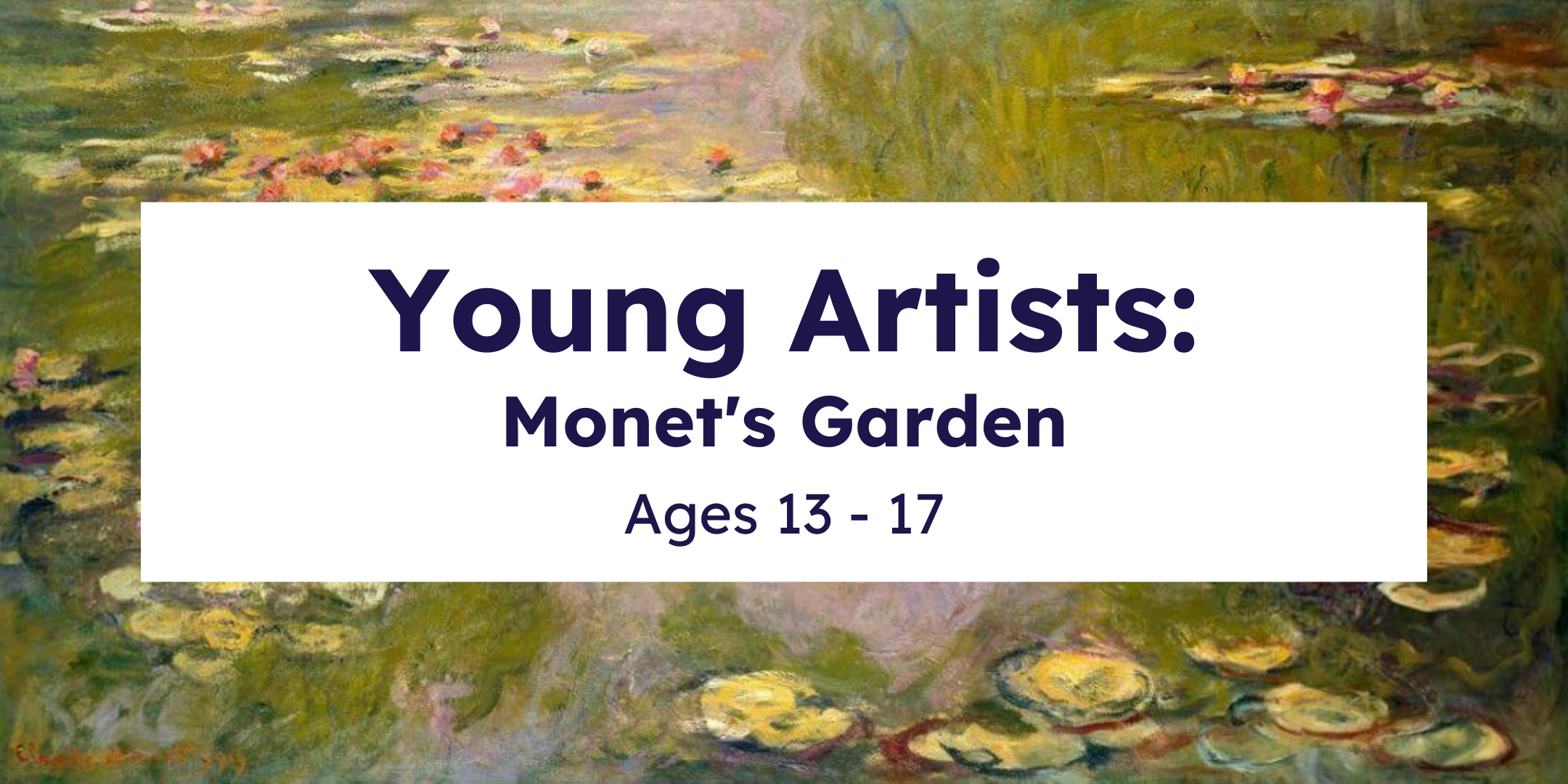 Monet's Garden program