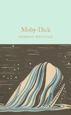 Book cover for Moby-Dick by Herman Melville.