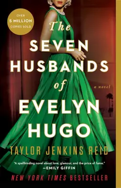 Book cover for The Seven Husbands of Evelyn Hugo by Taylor Jenkins Reid.