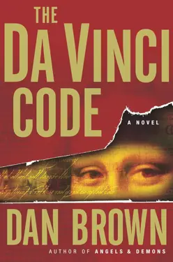 Book cover for The Da Vinci Code by Dan Brown.