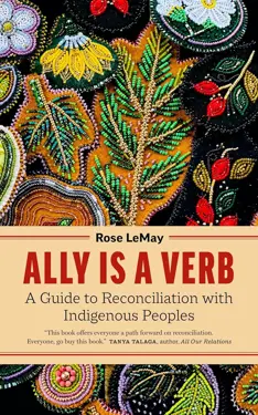 Book cover for Ally is a Verb by Rose LeMay.