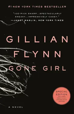 Book cover for Gone Girl by Gillian Flynn.