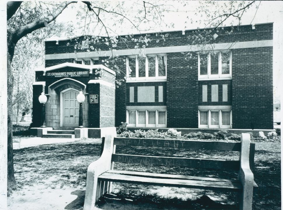 Exterior image of St. Catharines Public Library's Merritton branch from 1924.