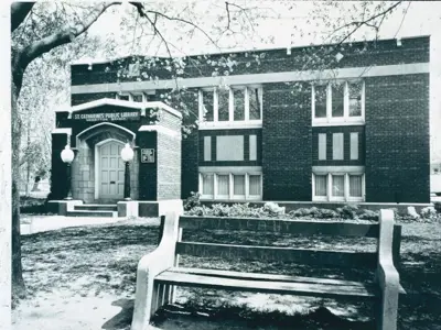 Exterior image of St. Catharines Public Library's Merritton branch from 1924.