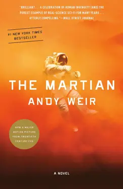 Book cover for The Martian by Andy Weir.