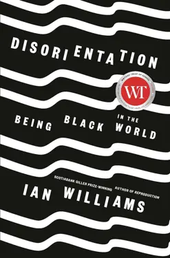 Book cover for Disorientation: Being Black in the World by Ian Williams.