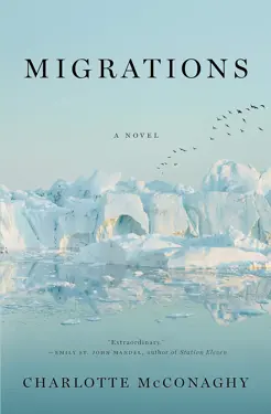 Book cover for Migration by Charlotte McConaghy.