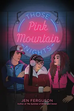 Book cover for Those Pink Mountain Nights by Jen Ferguson.